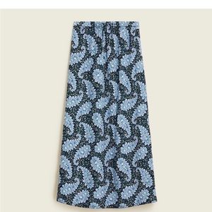 JCrew Ratti pacific paisley skirt NWT size XS